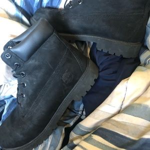 Women’s Black Timberlands